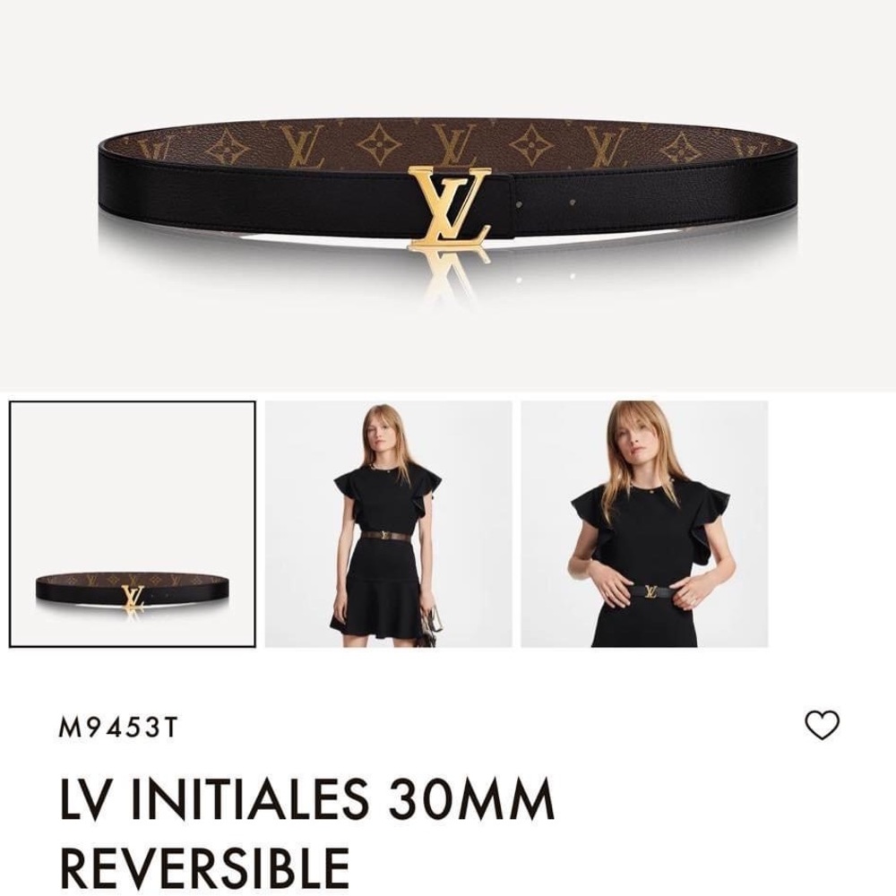 ❌RESERVE❌LV INITIALES 30MM
REVERSIBLE